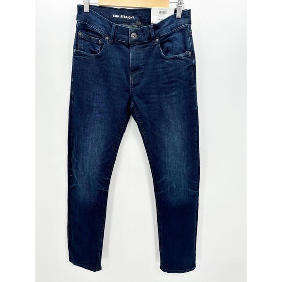 INC International Concepts Other - INC International Concepts Slim Straight Dark Wash Blue Jeans Men's Size‎ 30 NWT